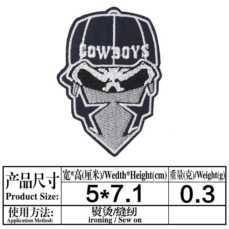 Wholesale  Team Logo Cloth Patch Sports DIY Patches